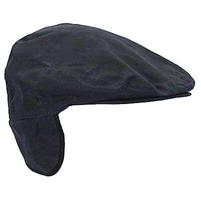 Walker and Hawkes Casquette Plate de Trappeur Unisexe 100% Coton ciré Cache-Oreilles rabattables Bleu Marine L - Publicité Walker and Hawkes Casquette Plate de Trappeur Unisexe 100% Coton ciré Cache-Oreilles rabattables Bleu Marine L - Publicité