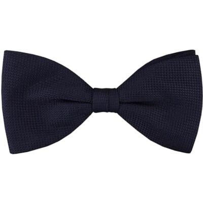 TigerTie Noeud papillon uni Structure à pois Noeud papillon 100% pure soie - Publicité TigerTie Noeud papillon uni Structure à pois Noeud papillon 100% pure soie - Publicité