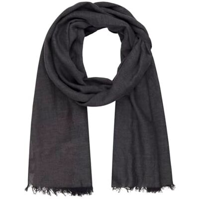 Lindenmann écharpe/écharpe tissée hommes 100% coton, foulard hommes, gris noir - Publicité Lindenmann écharpe/écharpe tissée hommes 100% coton, foulard hommes, gris noir - Publicité