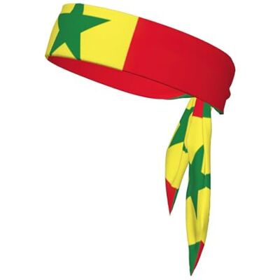 nanger Cravate unisexe avec drapeau du Sénégal Bandeau réglable pour course à pied, tennis, sport, entraînement, karaté - Publicité nanger Cravate unisexe avec drapeau du Sénégal Bandeau réglable pour course à pied, tennis, sport, entraînement, karaté - Publicité