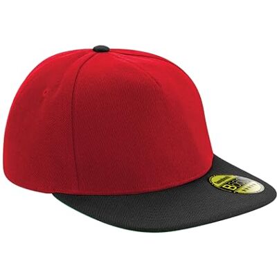 Beechfield Casquette Ajustable Original Adulte (Taille Unique) (Rouge/Noir) - Publicité Beechfield Casquette Ajustable Original Adulte (Taille Unique) (Rouge/Noir) - Publicité