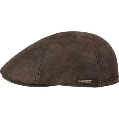 Stetson Texas Casquette Plate Gatsby Cuir Veritable Doublure Coton Homme Ete Hiver - Publicité Stetson Texas Casquette Plate Gatsby Cuir Veritable Doublure Coton Homme Ete Hiver - Publicité