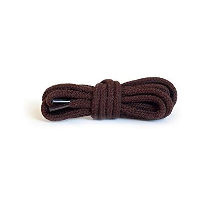Kaps Round Thick Laces, 5-6mm de diamètre, lacets de chaussures durables 100% coton pour chaussures de sport, fabriqués en Europe (150 cm 60 inch 7 à 10 paires d'oeillets/ 79 Marron foncé) - Publicité Kaps Round Thick Laces, 5-6mm de diamètre, lacets de chaussures durables 100% coton pour chaussures de sport, fabriqués en Europe (150 cm 60 inch 7 à 10 paires d'oeillets/ 79 Marron foncé) - Publicité