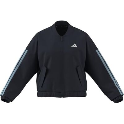 Adidas Damen ESSENTIALS 3-STRIPES WOVEN WINDBREAKER, night navy/icey blue, L - Publicité Adidas Damen ESSENTIALS 3-STRIPES WOVEN WINDBREAKER, night navy/icey blue, L - Publicité