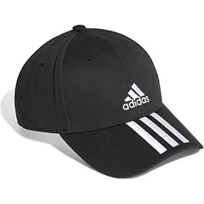 Adidas Mixte BASEBALL 3-STRIPES TWILL CAP, Black / White / White, M - Publicité Adidas Mixte BASEBALL 3-STRIPES TWILL CAP, Black / White / White, M - Publicité