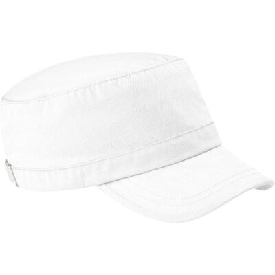 Beechfield Casquette armée 100% Coton Adulte Unisexe (Taille Unique) (Blanc) - Publicité Beechfield Casquette armée 100% Coton Adulte Unisexe (Taille Unique) (Blanc) - Publicité