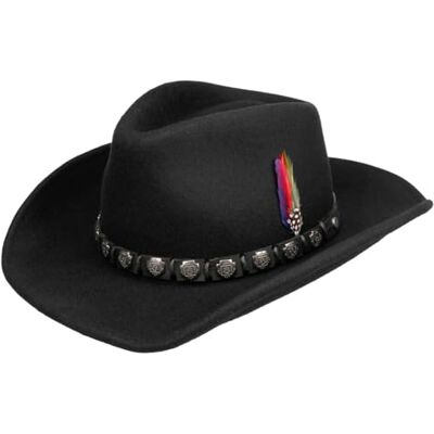 Stetson Hackberry Chapeau Western Cowboy Traveller en Feutre de Laine Asahi Guard Bande Cuir Hommes Ete Hiver - Publicité Stetson Hackberry Chapeau Western Cowboy Traveller en Feutre de Laine Asahi Guard Bande Cuir Hommes Ete Hiver - Publicité