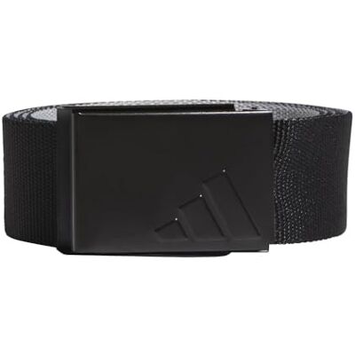 Adidas Ceinture en toile réversible pour homme, Noir/Gris Deux, OSFM - Publicité Adidas Ceinture en toile réversible pour homme, Noir/Gris Deux, OSFM - Publicité