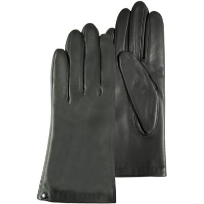 Isotoner Gants Femme cuir agneau doublé soie Doublure soie thermorégulatrice; cuir pleine fleur haut de gamme - Publicité Isotoner Gants Femme cuir agneau doublé soie Doublure soie thermorégulatrice; cuir pleine fleur haut de gamme - Publicité