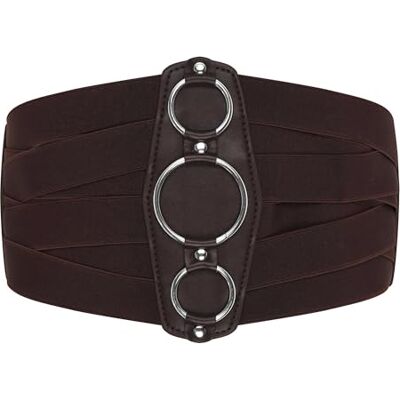 BlackButterfly 7 Pouces de Large Treillis Élastique Ceintur (Marron foncé, XXL) - Publicité BlackButterfly 7 Pouces de Large Treillis Élastique Ceintur (Marron foncé, XXL) - Publicité