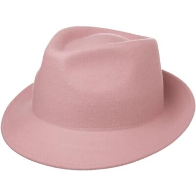 Lipodo Chapeau en Feutre Uni Trilby Femme/Homme Made in Italy pour Homme Fedora Laine Automne-Hiver Hiver XL (60-61 cm) Rose - Publicité Lipodo Chapeau en Feutre Uni Trilby Femme/Homme Made in Italy pour Homme Fedora Laine Automne-Hiver Hiver XL (60-61 cm) Rose - Publicité