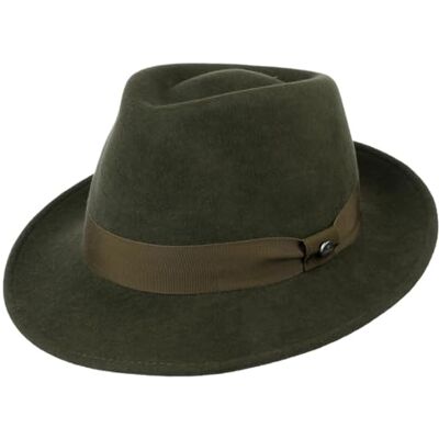 Lierys Chapeau City en Feutre Laine Femme/Homme pour Homme de mafieux Bogart avec Ruban Gros Grain Printemps-ete Printemps Ete Automne Hiver M (56-57 cm) Vert Fonce - Publicité Lierys Chapeau City en Feutre Laine Femme/Homme pour Homme de mafieux Bogart avec Ruban Gros Grain Printemps-ete Printemps Ete Automne Hiver M (56-57 cm) Vert Fonce - Publicité