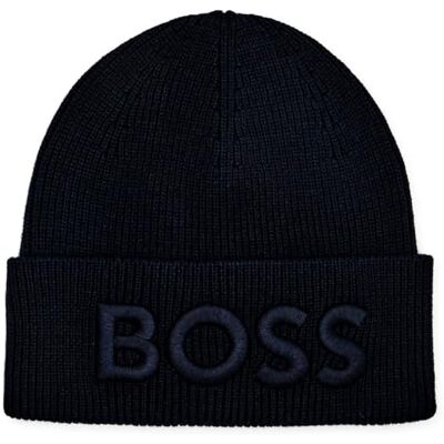 BOSS Afox_R, Bonnet Homme, Dark Blue, - Publicité BOSS Afox_R, Bonnet Homme, Dark Blue, - Publicité