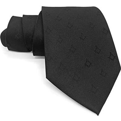 THE MASONIC COLLECTION Cravate noire homme carré et compas Soie ou polyester Fait main Meilleur nœud et suspension Cadeaux franc-maçons pour hommes - Publicité THE MASONIC COLLECTION Cravate noire homme carré et compas Soie ou polyester Fait main Meilleur nœud et suspension Cadeaux franc-maçons pour hommes - Publicité