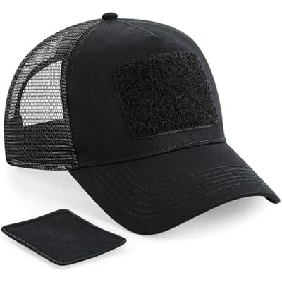 Beechfield B641 Casquette Filet Réglable à L'arrière avec Patch - Publicité Beechfield B641 Casquette Filet Réglable à L'arrière avec Patch - Publicité