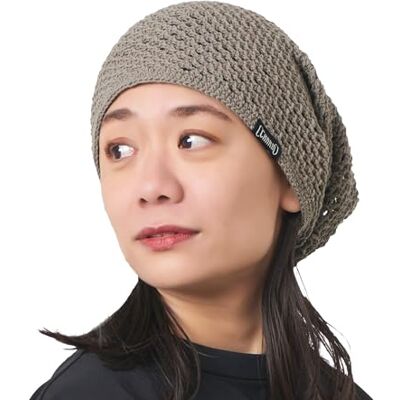 CHARM Bonnet Homme pour l'Été en Grosse Maille Fine, Bonnet Coton Femme Slouch en Tricot 100% Coton, Chapeau Beanie Léger Et Aéré Fait À La Main - Publicité CHARM Bonnet Homme pour l'Été en Grosse Maille Fine, Bonnet Coton Femme Slouch en Tricot 100% Coton, Chapeau Beanie Léger Et Aéré Fait À La Main - Publicité