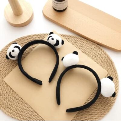 LEEMASING Lot de 2 serre-têtes en forme de panda pour femme et enfant Noir M - Publicité LEEMASING Lot de 2 serre-têtes en forme de panda pour femme et enfant Noir M - Publicité