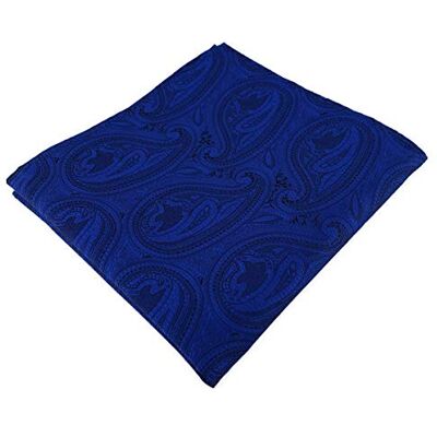 TigerTie Mouchoir de poche design à motif cachemire Dimensions : 30 x 30 cm Bleu Taille Unique - Publicité TigerTie Mouchoir de poche design à motif cachemire Dimensions : 30 x 30 cm Bleu Taille Unique - Publicité