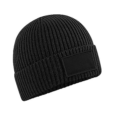 Beechfield® Bonnet tendance B442R, Noir , Taille unique - Publicité Beechfield® Bonnet tendance B442R, Noir , Taille unique - Publicité