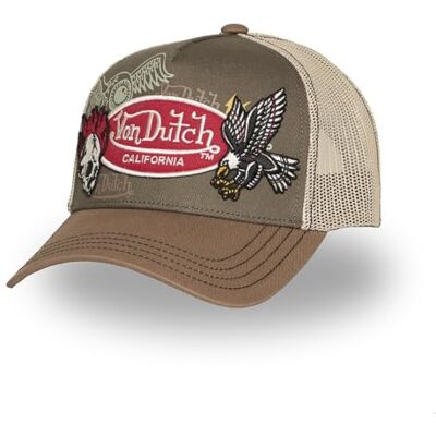 Von Dutch Casquette Homme & Femme, Trucker Patches, Kaki 12 - Publicité Von Dutch Casquette Homme & Femme, Trucker Patches, Kaki 12 - Publicité