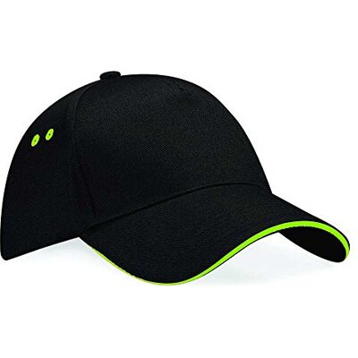 Beechfield Ultimate 5 Panel Contrast Cap With Sandwich Peak - Publicité Beechfield Ultimate 5 Panel Contrast Cap With Sandwich Peak - Publicité