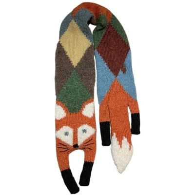 Hperu Écharpe mignonne en forme de renard pour femmes, longues écharpes chaudes et douces en tricot de Polyester épais pour femmes, elle - Publicité Hperu Écharpe mignonne en forme de renard pour femmes, longues écharpes chaudes et douces en tricot de Polyester épais pour femmes, elle - Publicité