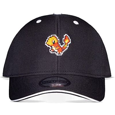 Difuzed Pokemon Charmander Pixelated Casquette réglable Noir/blanc , noir/blanc, taille unique - Publicité Difuzed Pokemon Charmander Pixelated Casquette réglable Noir/blanc , noir/blanc, taille unique - Publicité