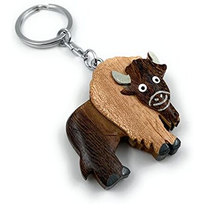 Onwomania " porte-clés animal bison buffle porte-bonheur en métal idéal comme cadeau par exemple pour le meilleur ami, le meilleur ami, maman pour hommes, femmes et enfants - Publicité Onwomania " porte-clés animal bison buffle porte-bonheur en métal idéal comme cadeau par exemple pour le meilleur ami, le meilleur ami, maman pour hommes, femmes et enfants - Publicité