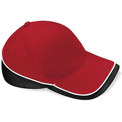 Beechfield Casquette de Baseball Homme taille unique Rouge Rouge/noir Taille unique - Publicité Beechfield Casquette de Baseball Homme taille unique Rouge Rouge/noir Taille unique - Publicité
