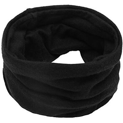 YONKOUNY Écharpe Snood Homme Femme Hiver Chaud Écharpe Tube Ronde en Coton Collier Foulard Multifonctionnel Cache Cou Thermique Tour de Cou (Noir) - Publicité YONKOUNY Écharpe Snood Homme Femme Hiver Chaud Écharpe Tube Ronde en Coton Collier Foulard Multifonctionnel Cache Cou Thermique Tour de Cou (Noir) - Publicité
