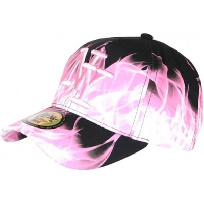 Hip Hop Honour Casquette NY Rose et Noire Flammes Streetwear Baseball Fire Taille Unique Rose - Publicité Hip Hop Honour Casquette NY Rose et Noire Flammes Streetwear Baseball Fire Taille Unique Rose - Publicité