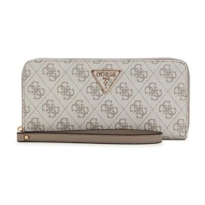Guess Porte-Monnaie Laurel II SLG Large Zip Around Wallet Dark Taupe Logo - Publicité Guess Porte-Monnaie Laurel II SLG Large Zip Around Wallet Dark Taupe Logo - Publicité