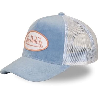 Von Dutch Casquette Homme & Femme, Trucker Kylie, Bleu B - Publicité Von Dutch Casquette Homme & Femme, Trucker Kylie, Bleu B - Publicité