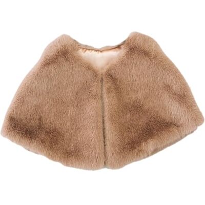 yanwuwa Châle d'hiver chaud pour mariage, cape de mariée, cape en fausse fourrure pour femme pour les soirées et le quotidien, Camel Drag, M - Publicité yanwuwa Châle d'hiver chaud pour mariage, cape de mariée, cape en fausse fourrure pour femme pour les soirées et le quotidien, Camel Drag, M - Publicité