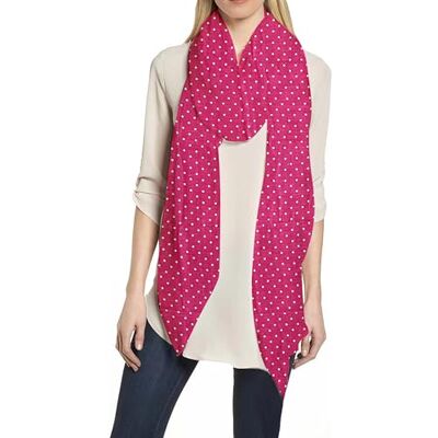 Lina & Lily Écharpe Foulard Femme Imprimé Pois - Publicité Lina & Lily Écharpe Foulard Femme Imprimé Pois - Publicité