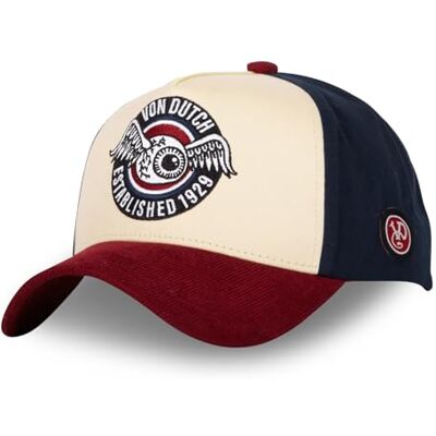 Von Dutch Casquette Homme & Femme, Casquette Baseball Vintage, Ajustable Effet Suedine - Publicité Von Dutch Casquette Homme & Femme, Casquette Baseball Vintage, Ajustable Effet Suedine - Publicité