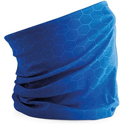 Beechfield Multi-objectif Morf Géométrique -Écharpe Cou plus chaud hiver cyclisme Bandeau Geo Bleu - Publicité Beechfield Multi-objectif Morf Géométrique -Écharpe Cou plus chaud hiver cyclisme Bandeau Geo Bleu - Publicité