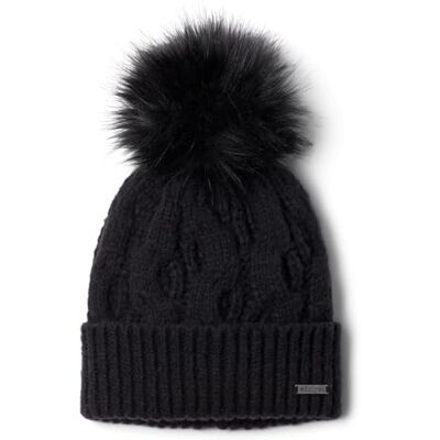 Columbia Femme Boundless Days Cable Knit Pom Beanie Bonnet, Noir, S EU - Publicité Columbia Femme Boundless Days Cable Knit Pom Beanie Bonnet, Noir, S EU - Publicité