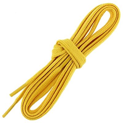 Les Lacets Français. Lacets plats et épais. Sneakers, Coton. Jaune bouton d'or. 110cm FABRIQUE EN FRANCE - Publicité Les Lacets Français. Lacets plats et épais. Sneakers, Coton. Jaune bouton d'or. 110cm FABRIQUE EN FRANCE - Publicité
