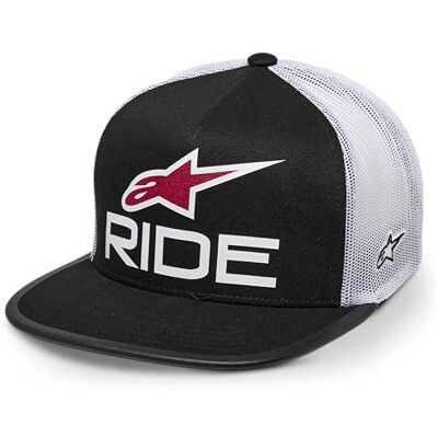 Alpinestars Ride 4.0 Trucker Hat Casquette de Baseball Homme Noir/Blanc/Rouge Taille Unique - Publicité Alpinestars Ride 4.0 Trucker Hat Casquette de Baseball Homme Noir/Blanc/Rouge Taille Unique - Publicité