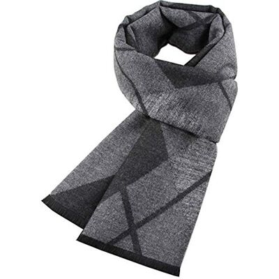 Ueither Écharpe Homme Longue Chaude Automne et Hiver Souple Confortable Foulard Tartan Écharpe (180cm x 30cm, Couleur 37) - Publicité Ueither Écharpe Homme Longue Chaude Automne et Hiver Souple Confortable Foulard Tartan Écharpe (180cm x 30cm, Couleur 37) - Publicité