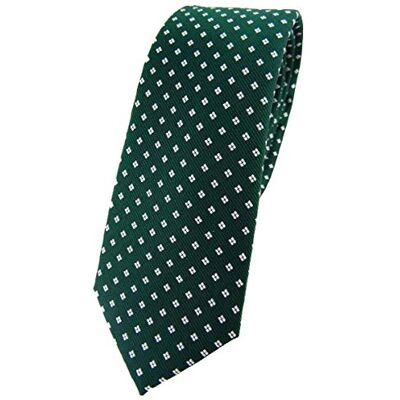 TigerTie Cravate fine design en soie à pois - Publicité TigerTie Cravate fine design en soie à pois - Publicité