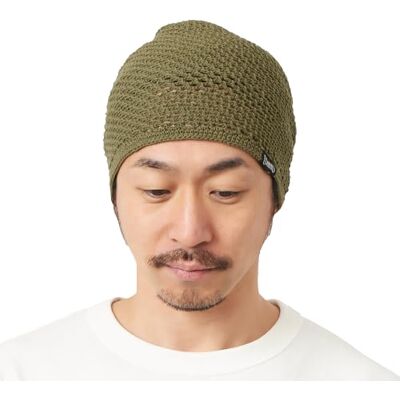 CHARM Bonnet Homme pour l'Été en Grosse Maille Fine, Bonnet Coton Femme Slouch en Tricot 103% Coton, Chapeau Beanie Léger Et Aéré Fait À La Main Kaki - Publicité CHARM Bonnet Homme pour l'Été en Grosse Maille Fine, Bonnet Coton Femme Slouch en Tricot 103% Coton, Chapeau Beanie Léger Et Aéré Fait À La Main Kaki - Publicité