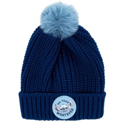 Disney Stitch Chapeau pour Filles, Bonnet Tricoté Stitch Design Pom Pom, Chapeau d'hiver pour Enfants, Cadeau pour Filles et Adolescentes - Publicité Disney Stitch Chapeau pour Filles, Bonnet Tricoté Stitch Design Pom Pom, Chapeau d'hiver pour Enfants, Cadeau pour Filles et Adolescentes - Publicité