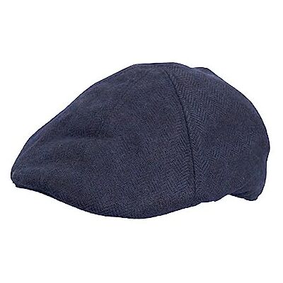 Walker & Hawkes Casquette Plate en Laine Unisexe 6 pans pour la Campagne Motif Chevron Bleu Marine S (57cm) - Publicité Walker & Hawkes Casquette Plate en Laine Unisexe 6 pans pour la Campagne Motif Chevron Bleu Marine S (57cm) - Publicité
