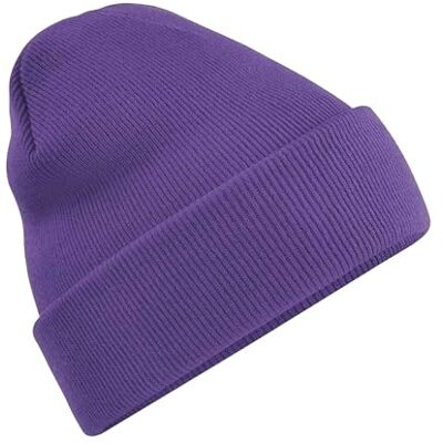 Beechfield Bonnet Adulte (Taille Unique) (Violet) - Publicité Beechfield Bonnet Adulte (Taille Unique) (Violet) - Publicité