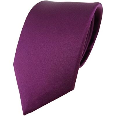 TigerTie Cravate en satin en soie de différentes couleurs unies Cravate 100% soie Largeur 8 cm - Publicité TigerTie Cravate en satin en soie de différentes couleurs unies Cravate 100% soie Largeur 8 cm - Publicité