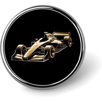 FJQWKLF Badge rond en forme de voiture de course, pour chapeaux, vestes, décoration - Publicité FJQWKLF Badge rond en forme de voiture de course, pour chapeaux, vestes, décoration - Publicité