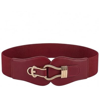 BlackButterfly Vintage Élastique Corde Crochet Ceinture (Rouge, M) - Publicité BlackButterfly Vintage Élastique Corde Crochet Ceinture (Rouge, M) - Publicité