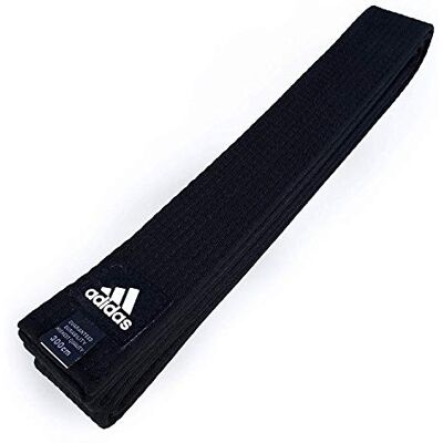 Adidas Ceinture Noire Arts Martiaux Taekwondo, Karaté, Judo Jiu Jitsu 5cm Taille 4 (280cm) - Publicité Adidas Ceinture Noire Arts Martiaux Taekwondo, Karaté, Judo Jiu Jitsu 5cm Taille 4 (280cm) - Publicité